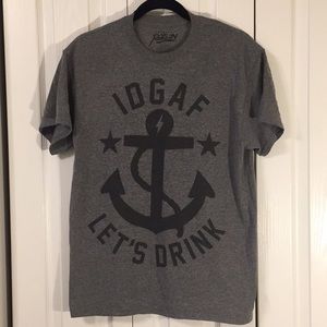 FINAL $ Popular Poison IFGAF Let’s Drink gray T-sh…